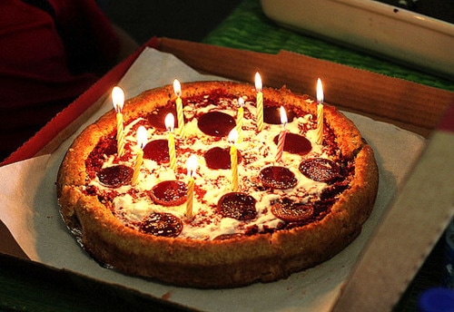 Picture of Pizza Birthday Cake